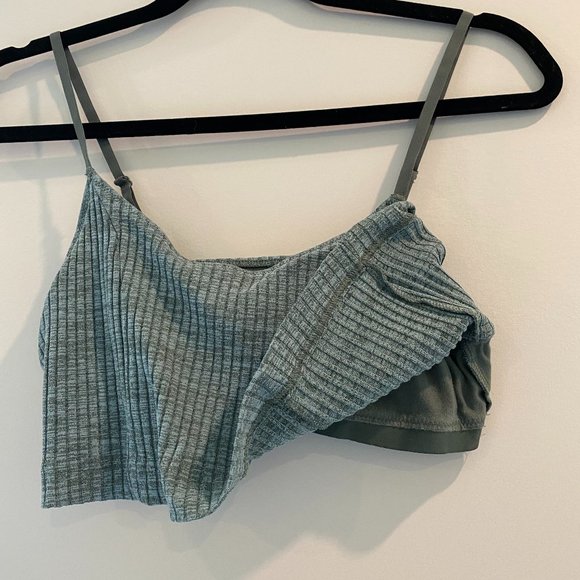 Ribbed bralette with shelf bra - Picture 3 of 4